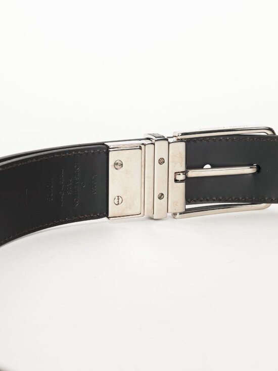 Louis Vuitton Men's Black Epi-Leather Belt - Picture 5 of 6